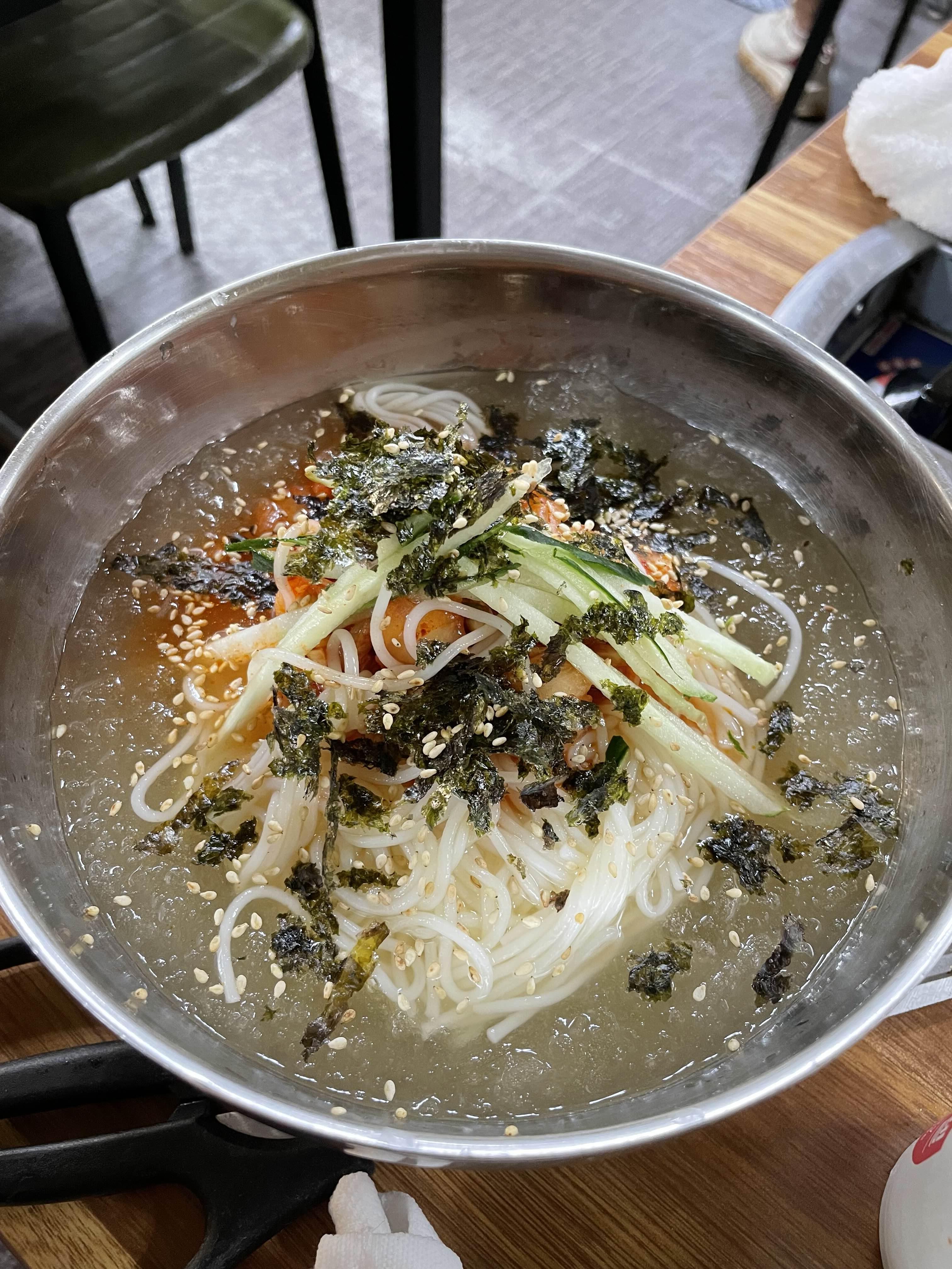 김치말이 국수