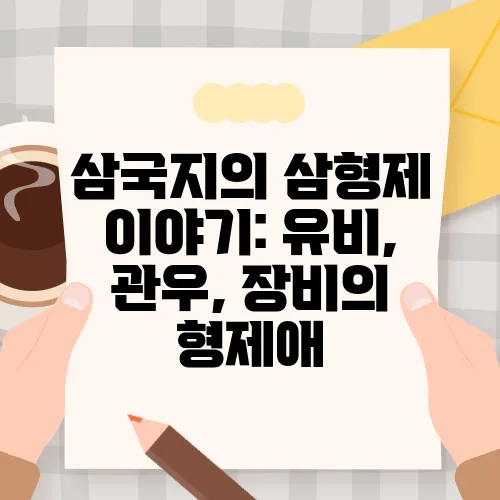 삼국지의 삼형제 이야기: 유비, 관우, 장비의 형제애