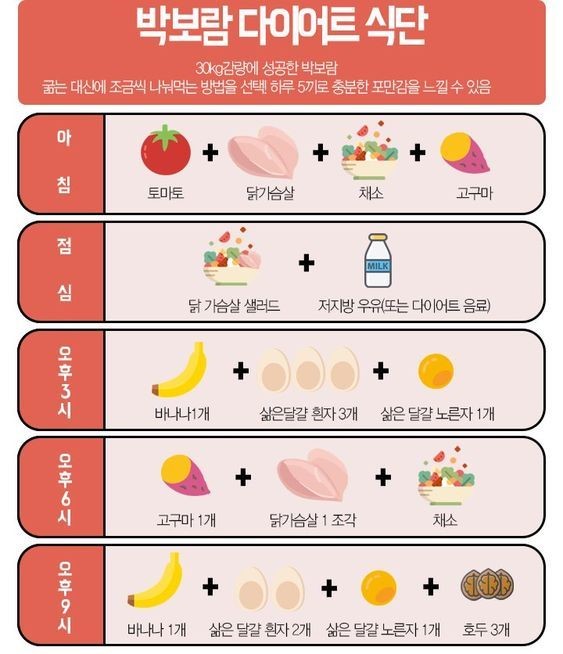 현실적인 다이어트 식단