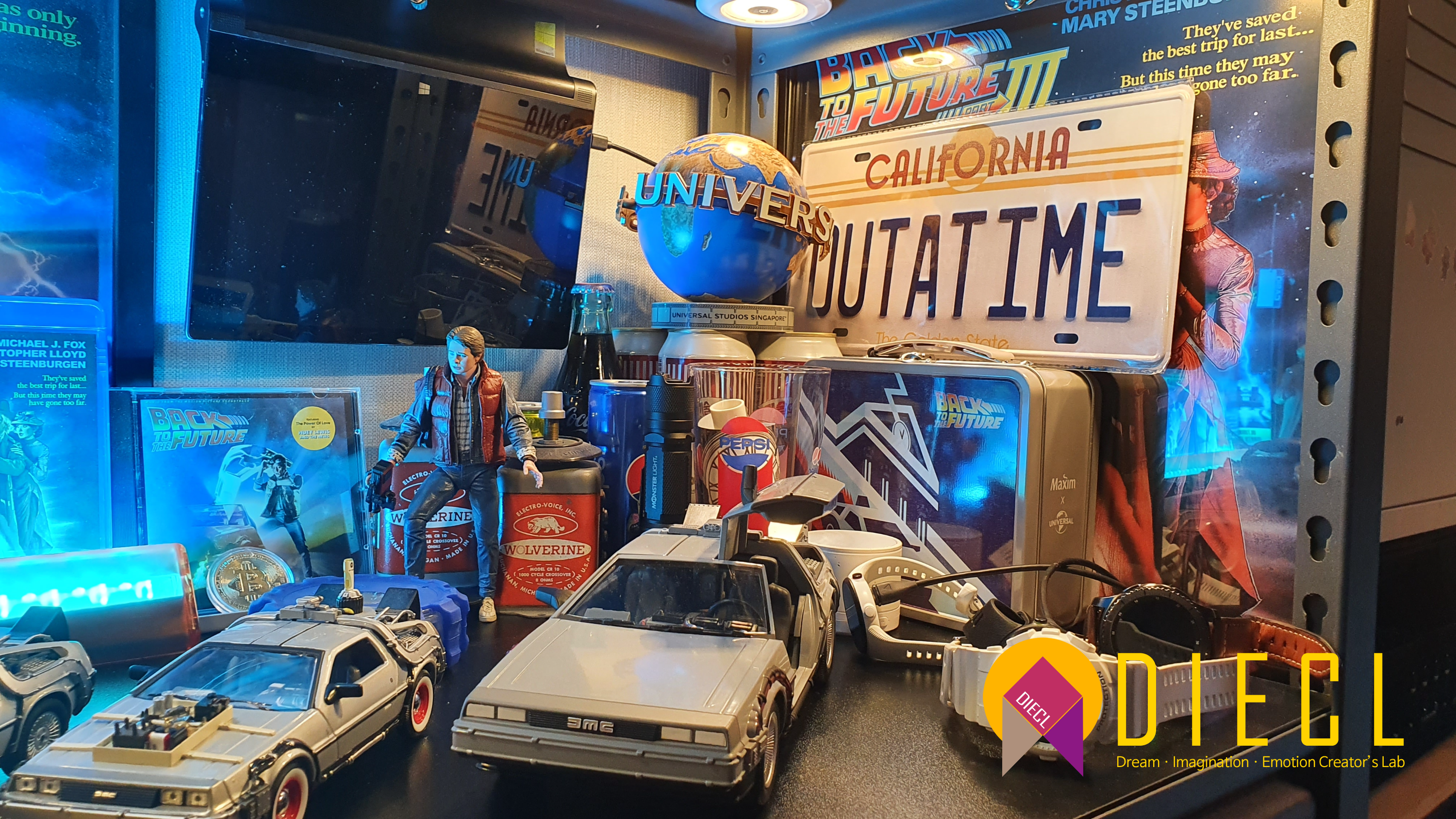 NECA Delorean&#44; Back to the future&#44; BTTF&#44; 백투더퓨처&#44; 드로리안