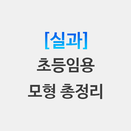  초등임용 실과 모형 뽀개기 정리 - 실천적 기술적 문제해결 등