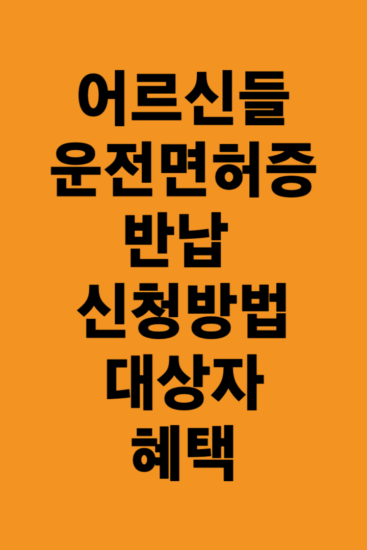 어르신들-운전면허증반납에대한-설명을하고있다