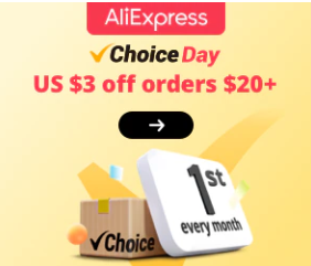  6.1-6.3일 Choice Day 행사 프로모션 무료 배송 $20 이상 주문 시 10% 할인 $20 이상 주문 시 US $3 할인 $40 이상 주문 시 US $6 할인