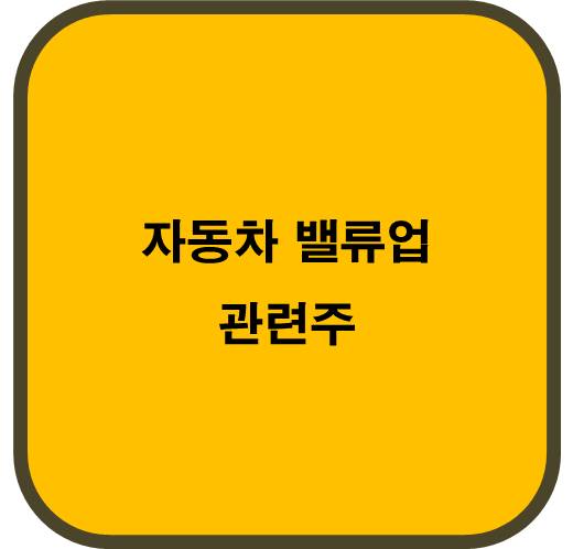 자동차 밸류업 관련주 5종목