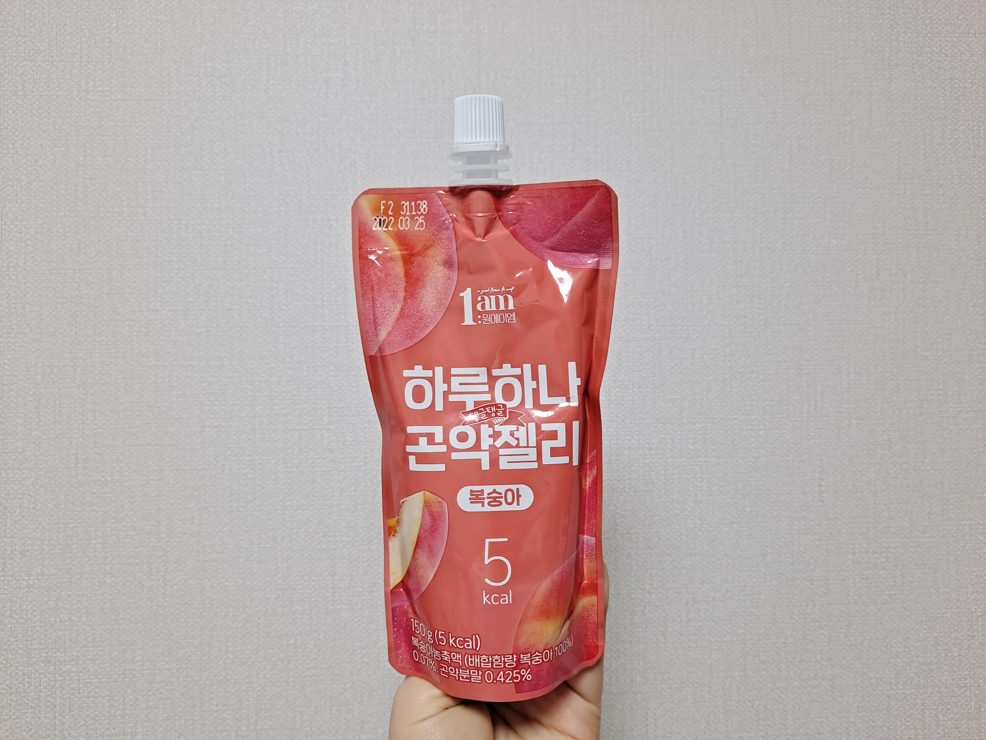  [다이어트 간식] 하루하나 곤약 젤리 5 kcal 복숭아맛 후기
