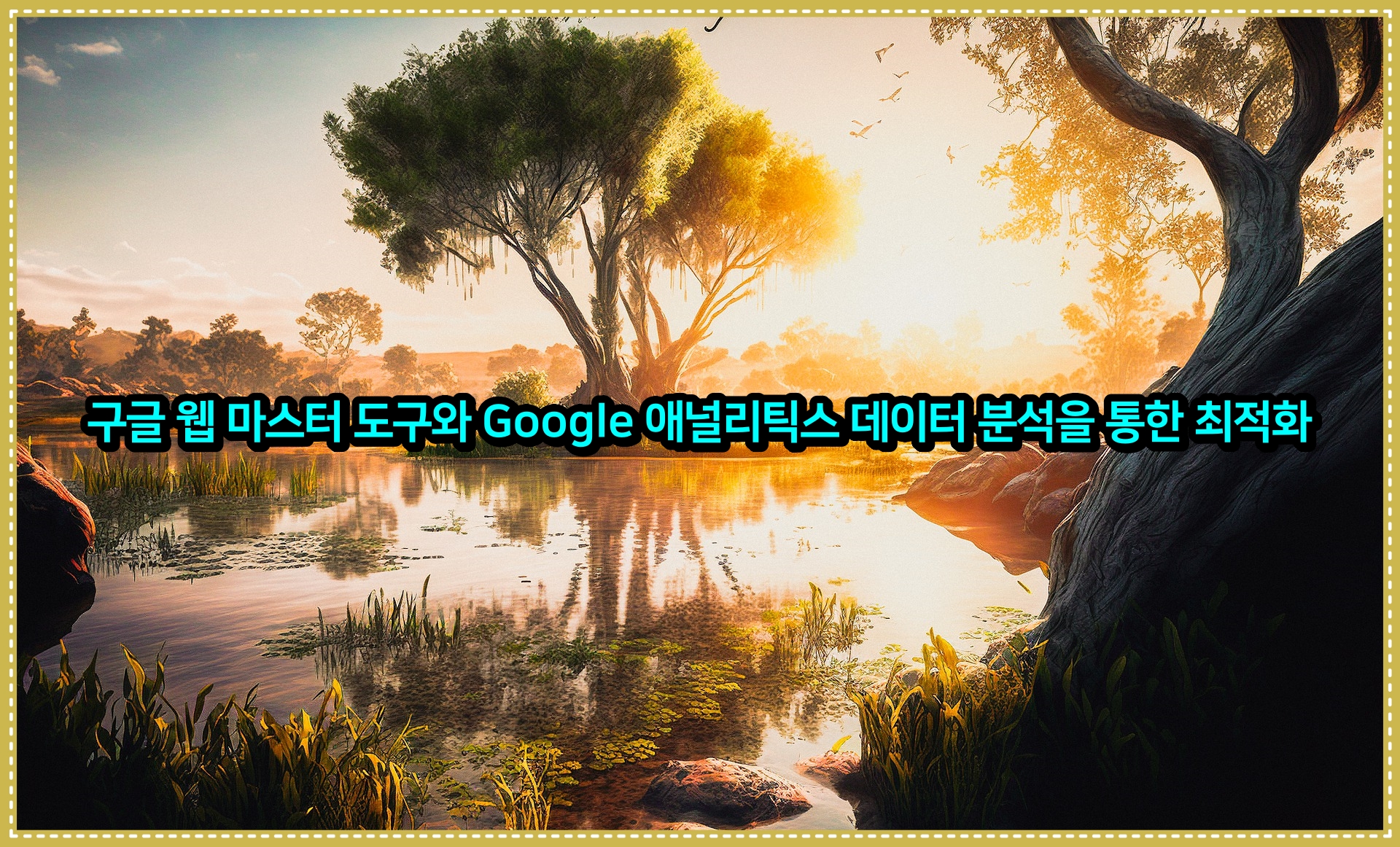 구글 웹 마스터 도구와 Google 애널리틱스 데이터 분석을 통한 최적화