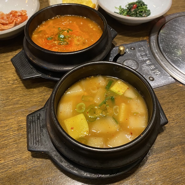 김치와 된장찌개