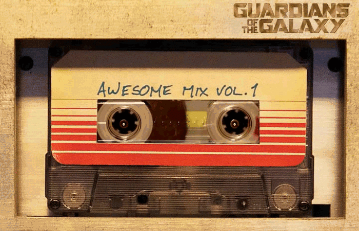  플립3 커버 - 가오갤 카세트 - awesome mix vol 1