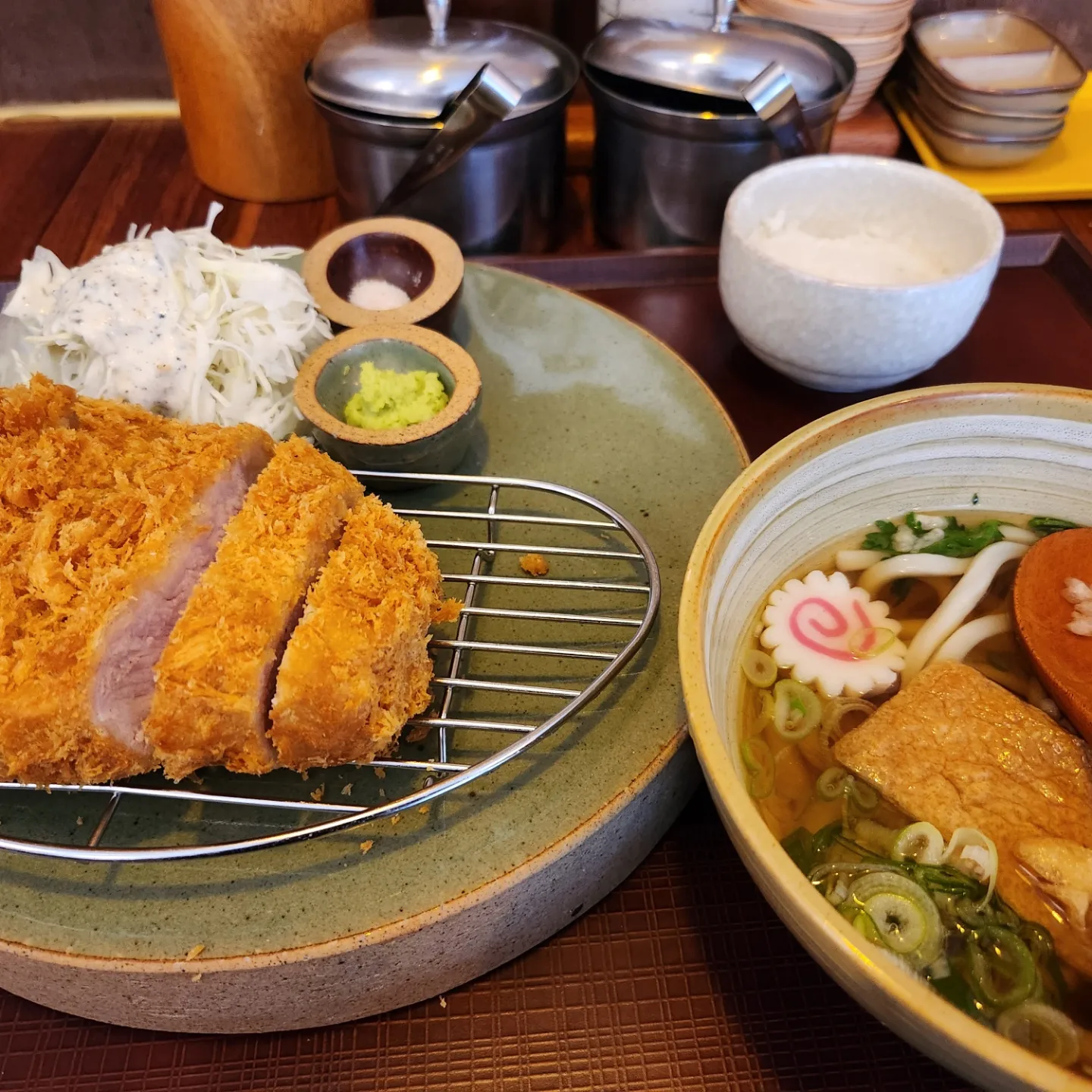 로스카츠 정식