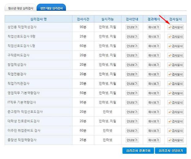 무료직업적성검사