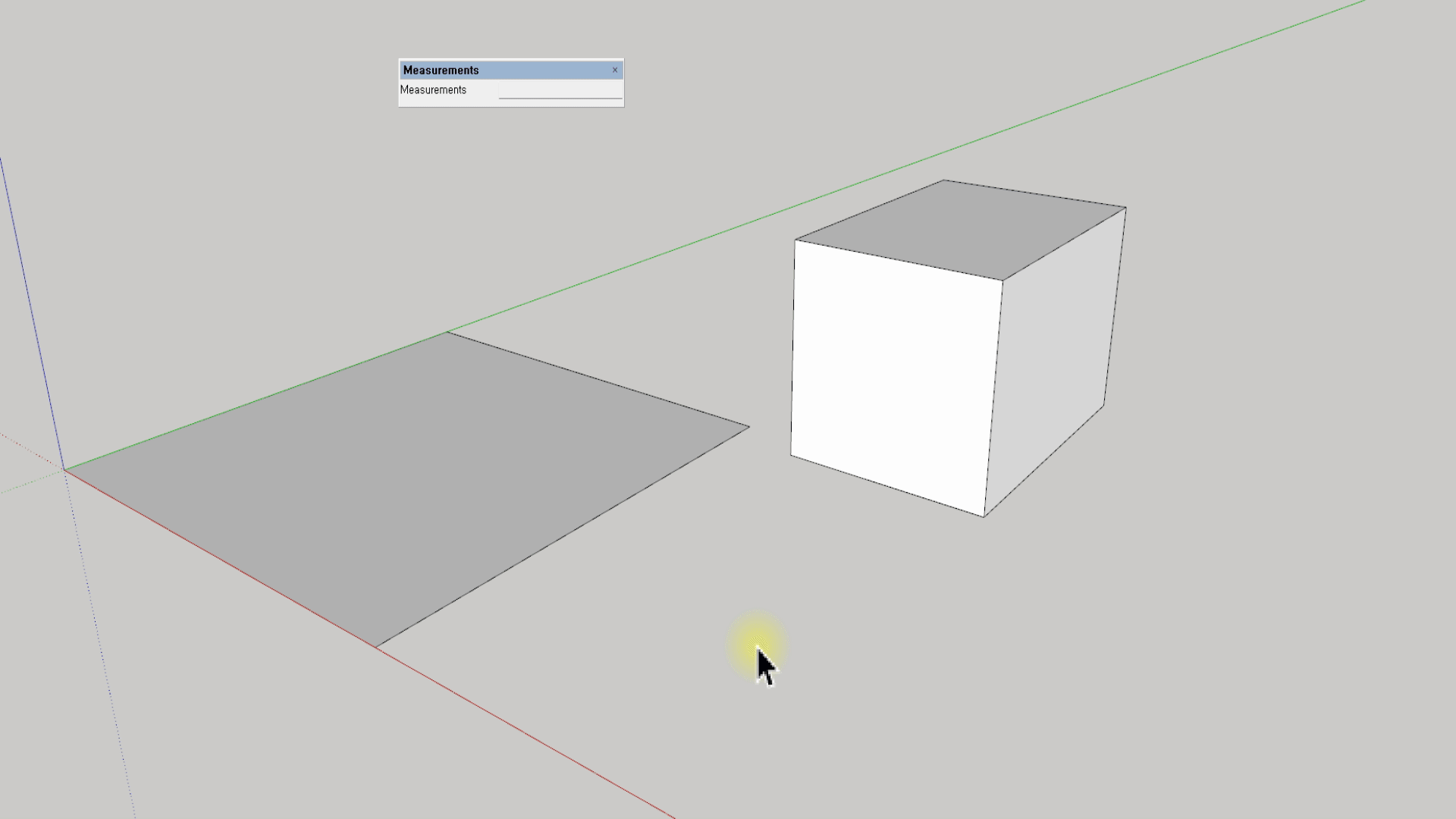 스케치업 푸쉬툴 사용법 클릭 푸쉬툴 이용법