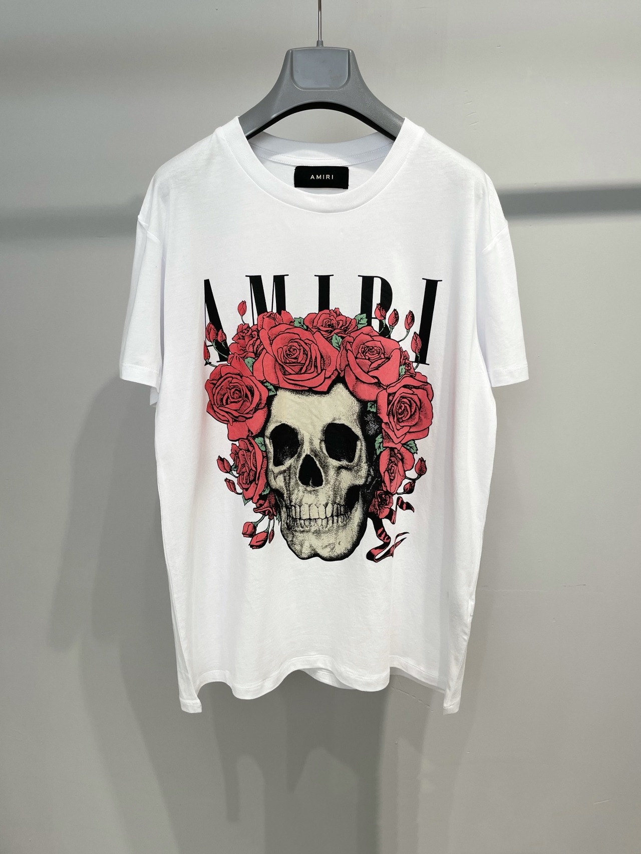  [AMIRI] 아미리 스켈레톤 로즈 헤어 프린트 반팔 티셔츠 (2 COLOR)