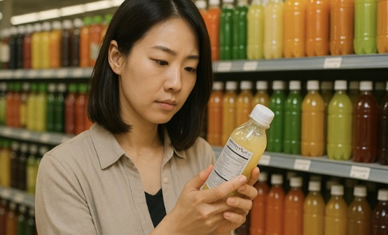음료 라벨