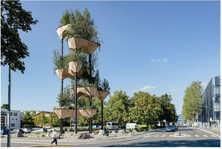 로봇과 인공 지능의 콜라보 &#39;수직 정원&#39;: ETH Zurich VIDEO: ETH zurich completes &#39;semiramis&#39; hanging garden&#44; built with the help of robots