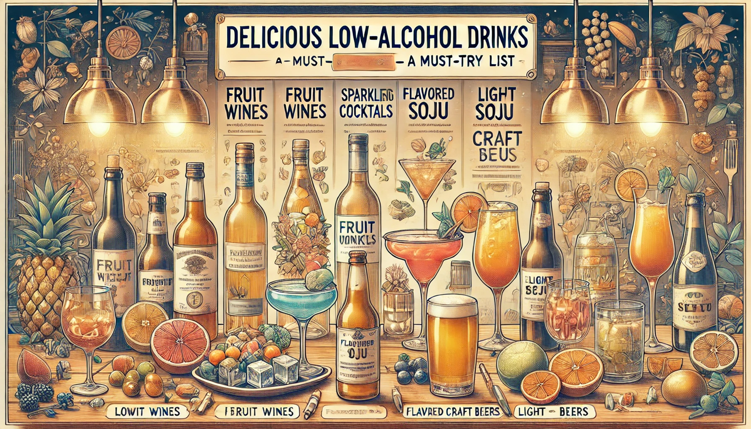 도수는 낮지만 맛있는 저도주 추천 리스트
