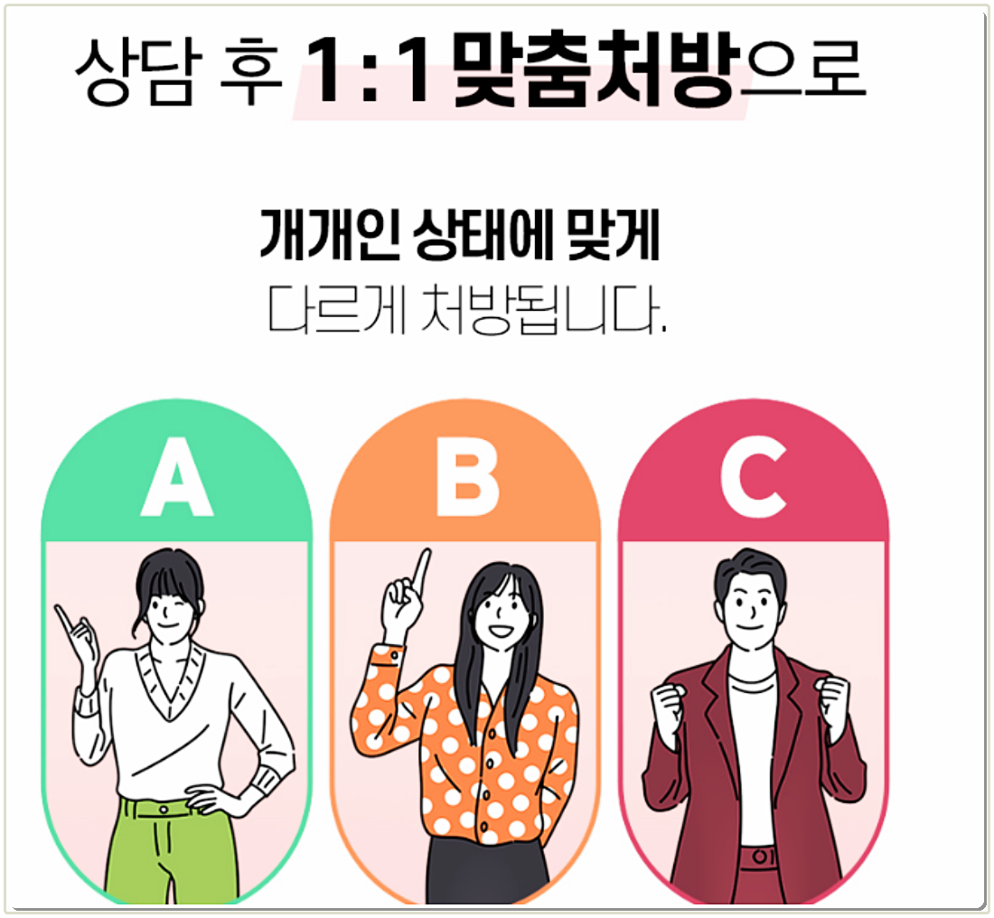 1:1 맞춤 처방