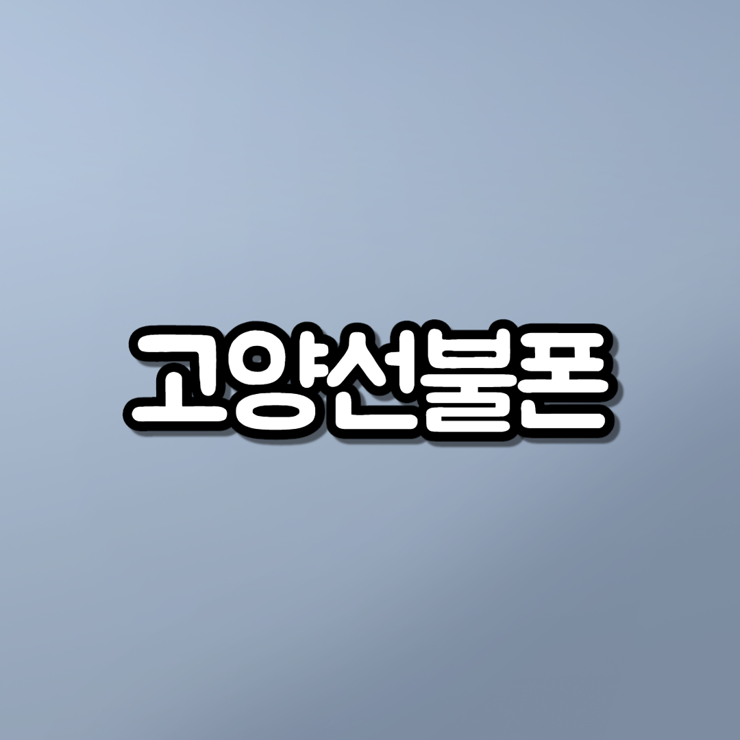  고양선불폰 비대면 개통이 이렇게 쉬워?