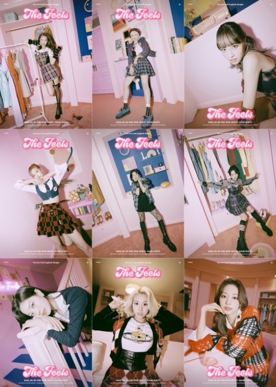  "하이틴 영화 주인공 비주얼"...트와이스, ’The Feels’ 개인 티저 [사진]