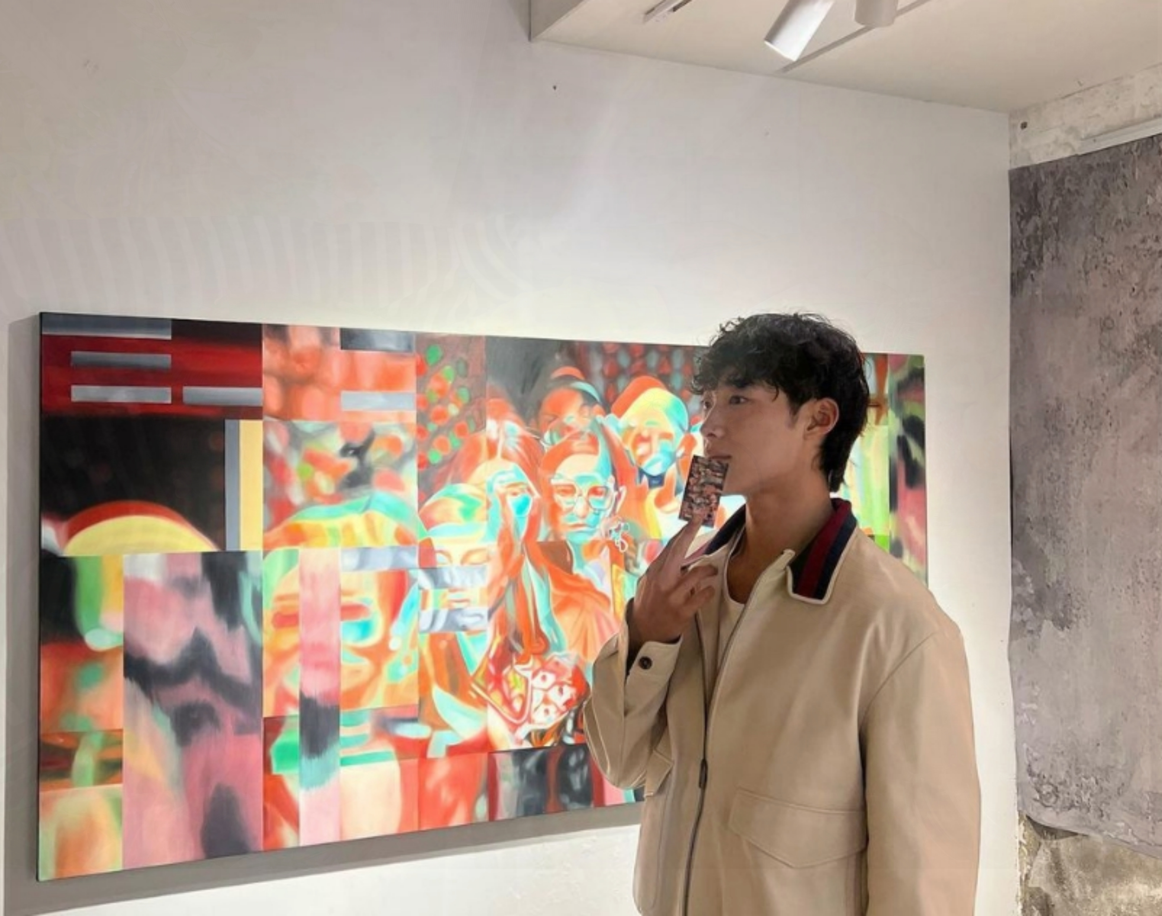  우도환 하라주쿠풍 미술관 데이트룩 느낌 있는데