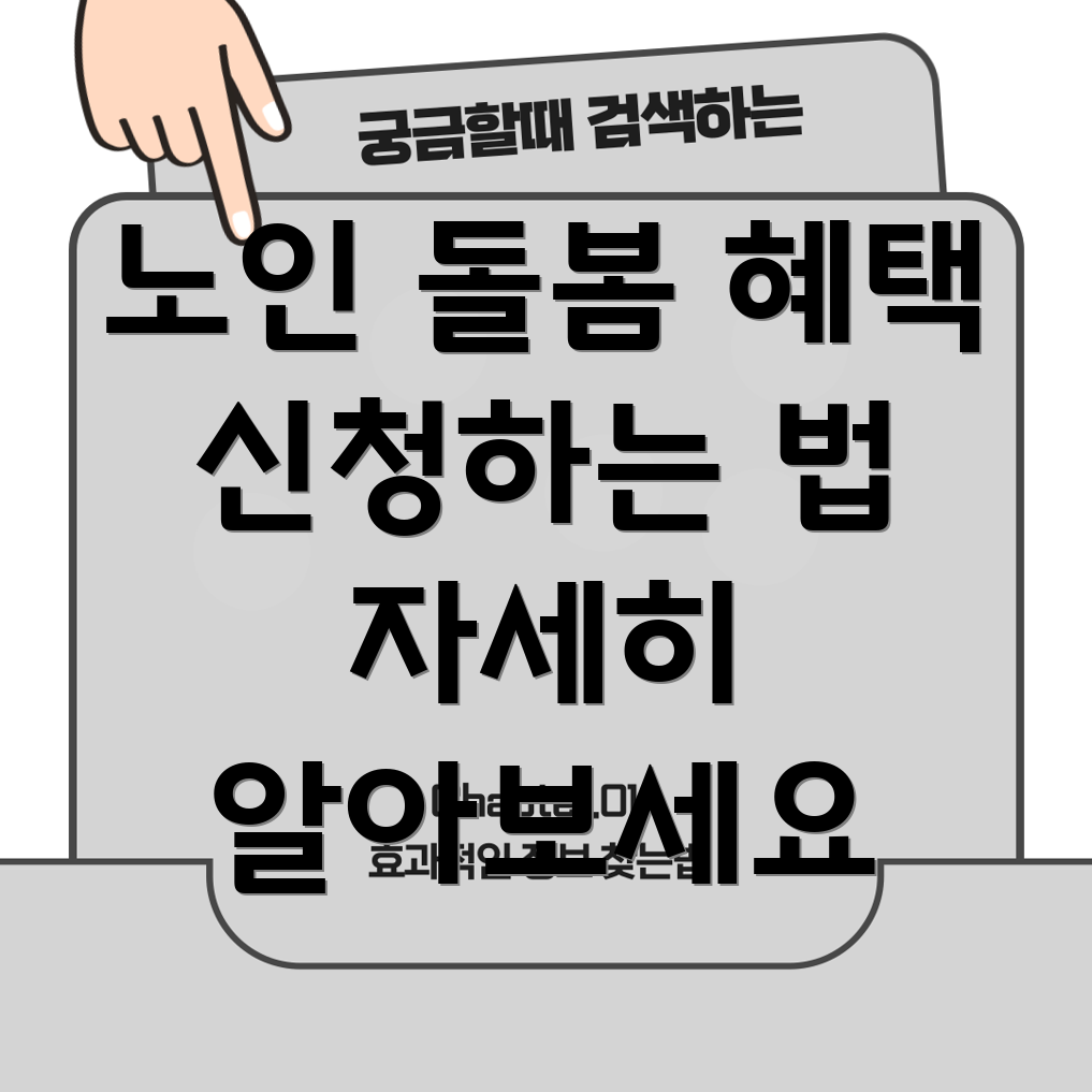 노인 돌봄 지원금