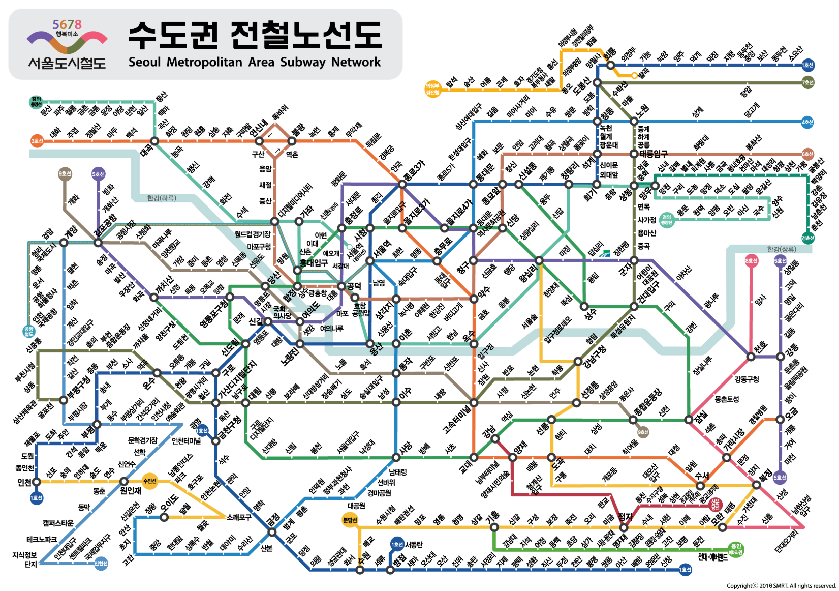 지하철-6호선-노선도