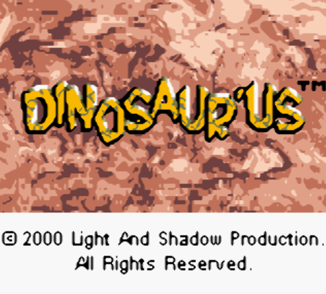  (GBC / USA) Dinosaur'us - 게임보이 컬러 북미판 게임 롬파일 다운로드