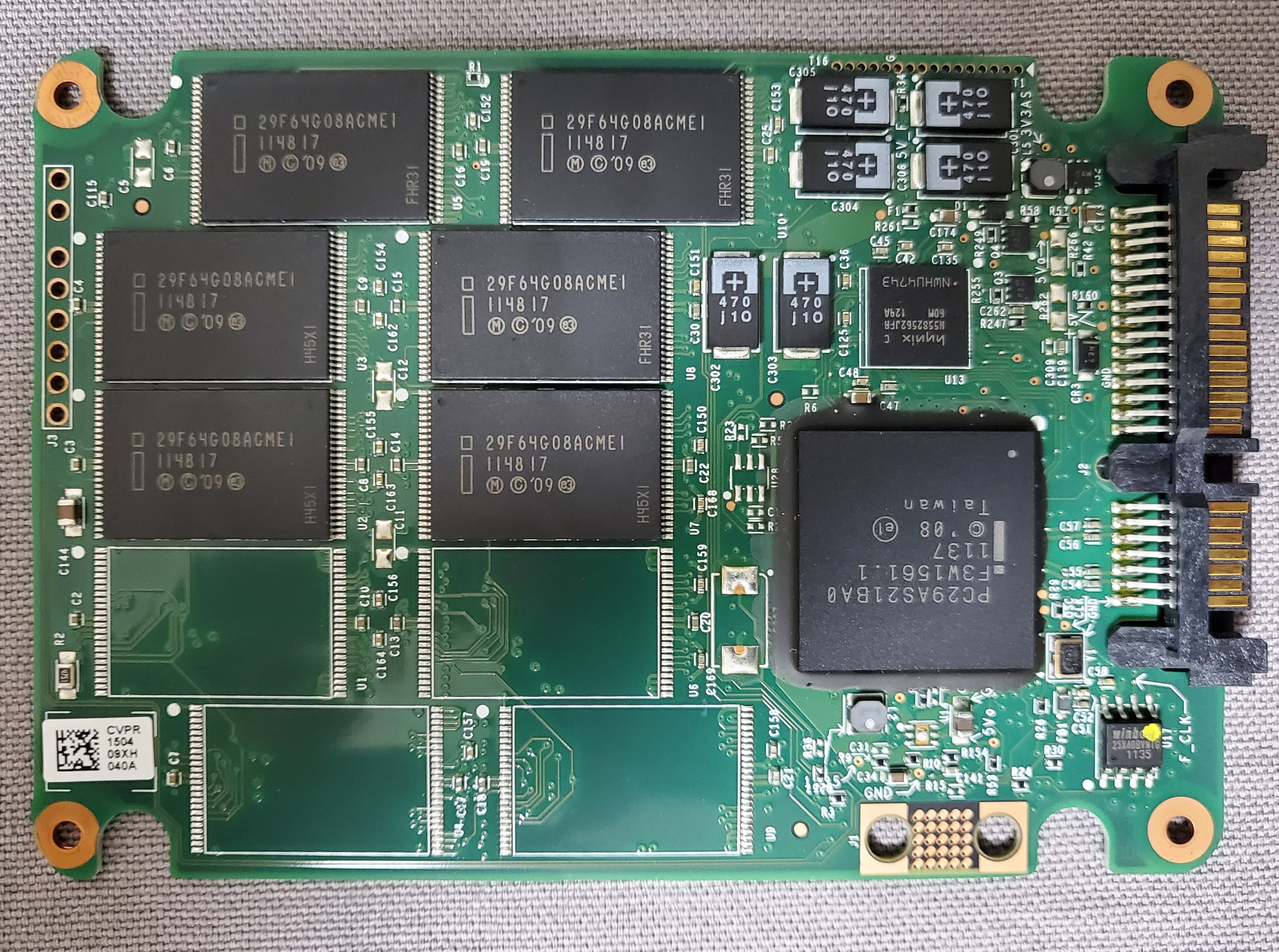Intel SSD 320 40GB (SSDSA2CT040G3) PCB
