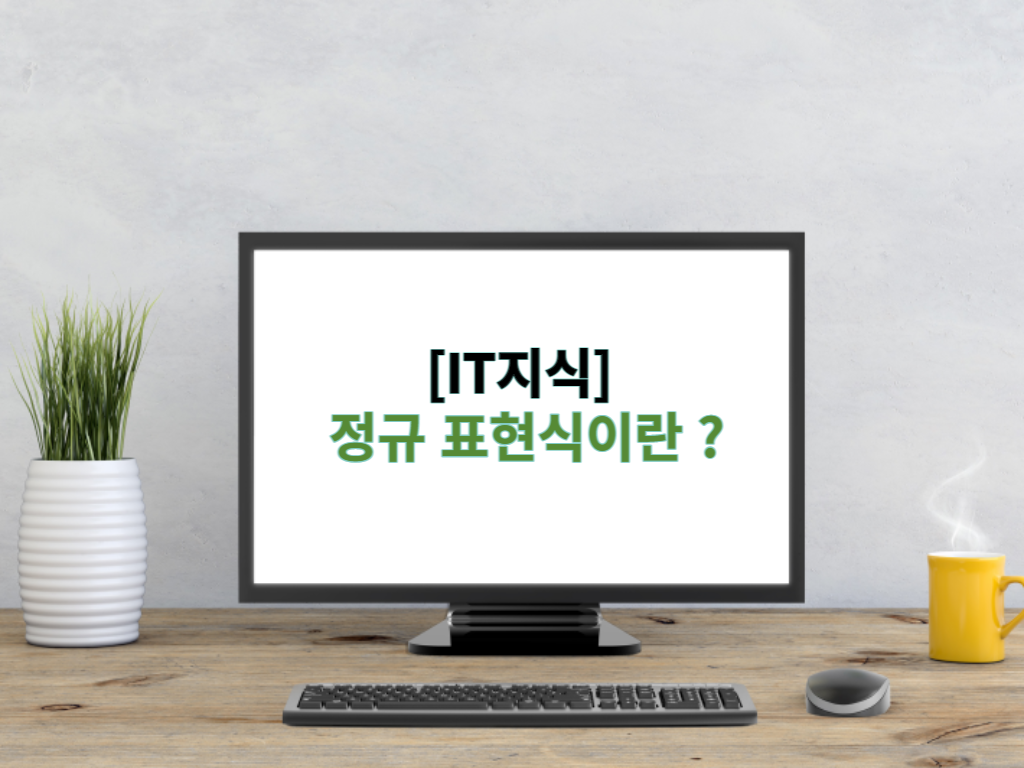  [IT지식]정규 표현식 - 기초 및 사용 예시
