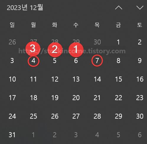 한국에서 SCHD 배당금을 받으려면 12월 4일까지 매수해야 한다