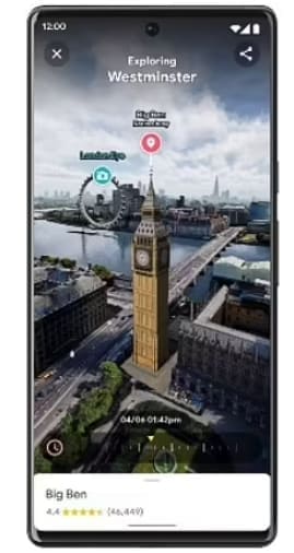 애플 맵의 3D 모드와 매우 유사한 몰입형 뷰 구글맵 VIDEO: Google Maps&#39; immersive view gives users a digital model of the world