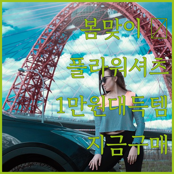 봄맞이 플라워 셔츠 특가! 1만원대 