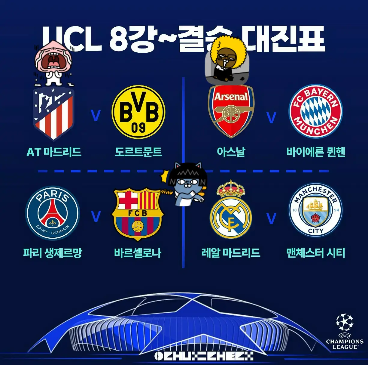 챔피언스리그 4강 대진표