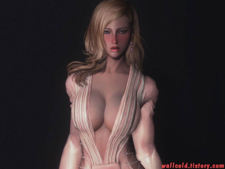 스카이림 의상 - 무도가 의상 juri for bodyslide tbbp skyrim mod 001
