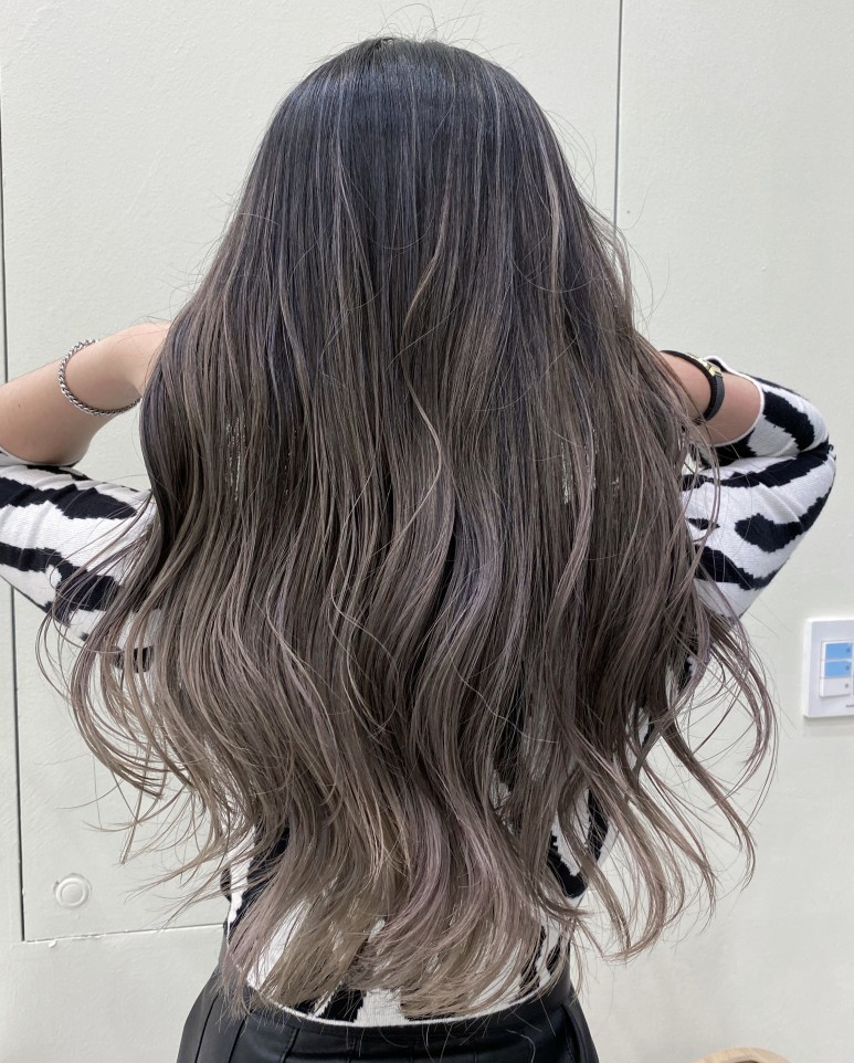 발레아주 색감 미쳤다 광교 미용실 애쉬그레이 6
