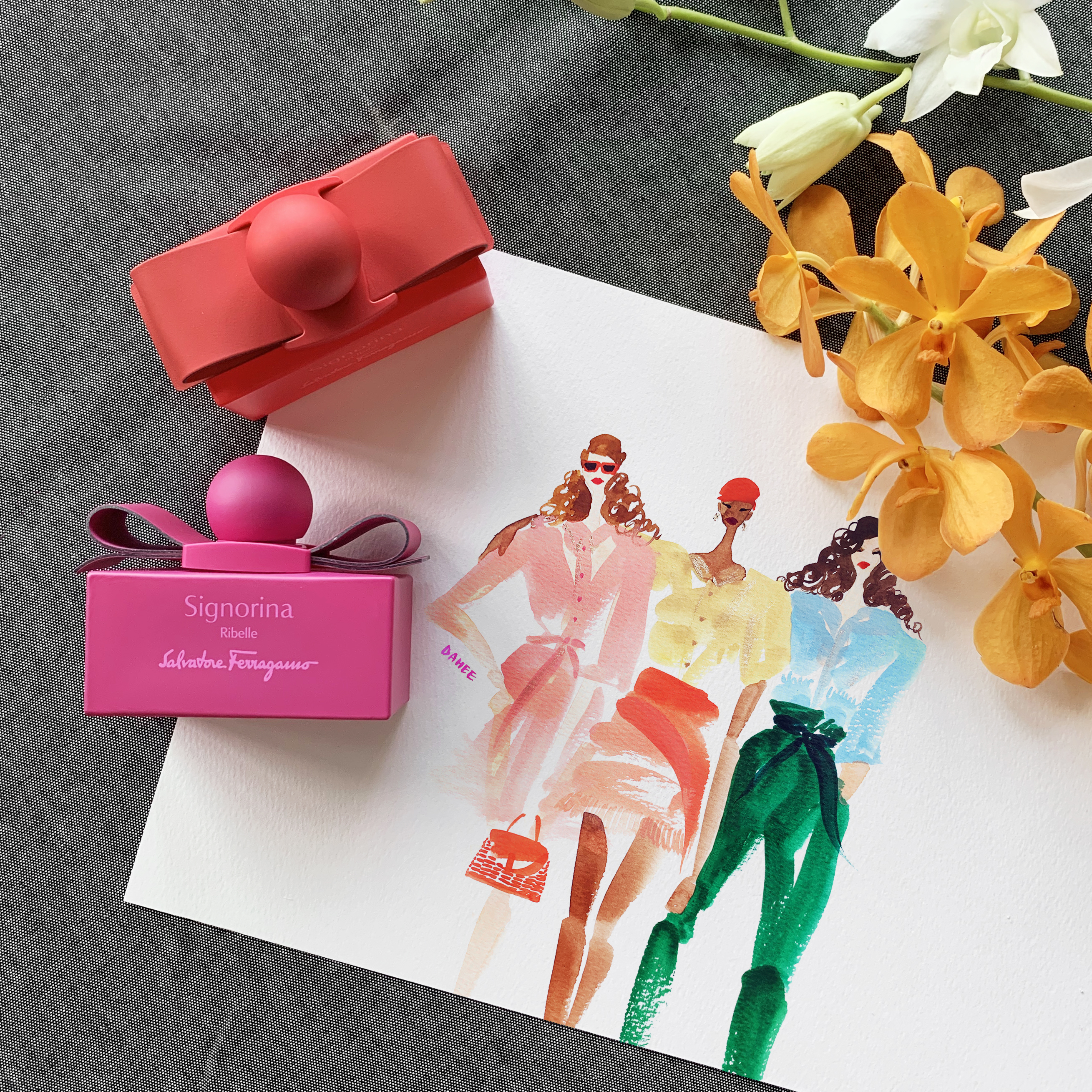  SALVATORE FERRAGAMO (살바토레 페라가모) 2020SS/FW 패션 일러스트 & 세뇨리나 향수 패션 에디션 그리고 비바슈즈