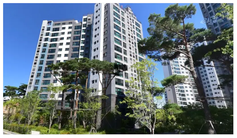 동대문-제기동역-래미안엘리니티-단지-고층단지-나무-하늘