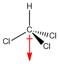 Dipole moment of CHCl3