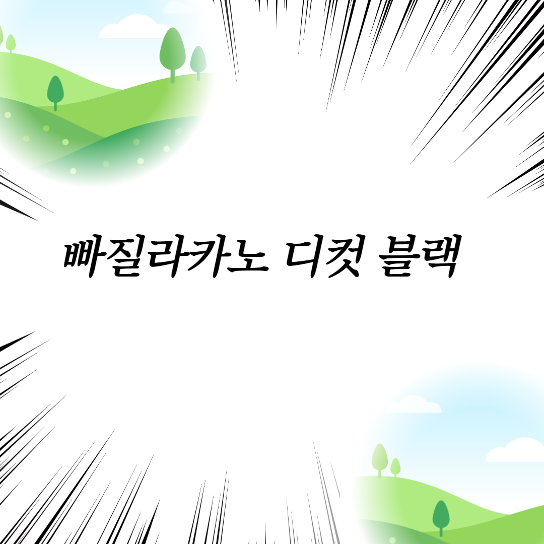  빠질라카노 디컷 블랙