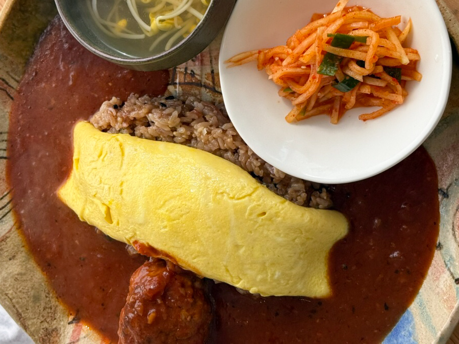 천안 상야식당 일본 오므라이스 메뉴 사진