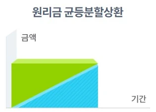 원리금균등분할상환-그래프