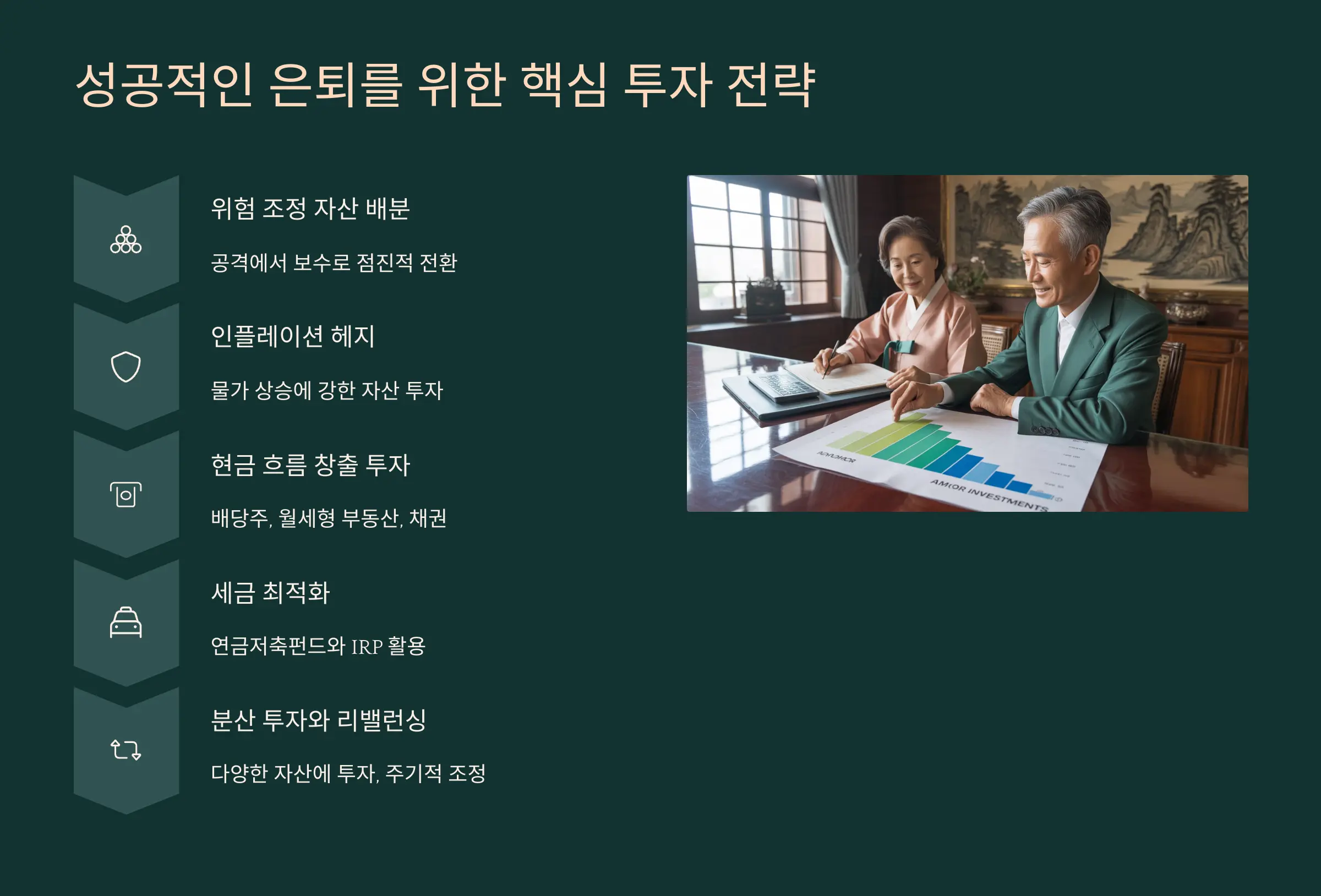 성공적인 은퇴를 위한 핵심 투자 전략