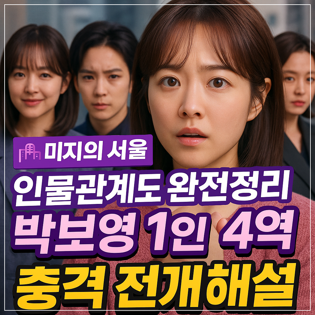 박보영 1인 4역 충격 전개 해설