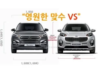 준중형 suv 크기 국산 수입 재원 비교_10