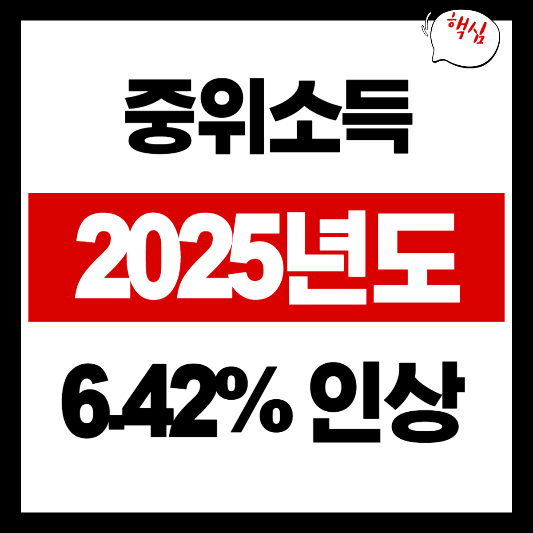 2025년도 중위소득