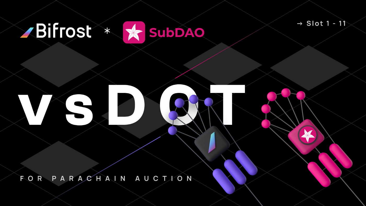  [Bifrost Finance 바이프로스트 파이낸스] 바이프로스트 SALP가 SubDAO 크라우드론을 지원합니다