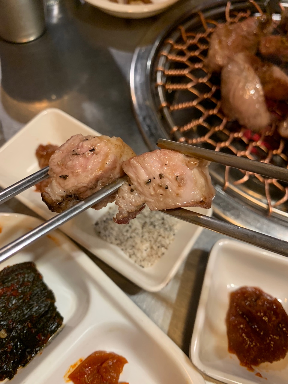 제주 한림 맛집 돼지 근고기 첫점