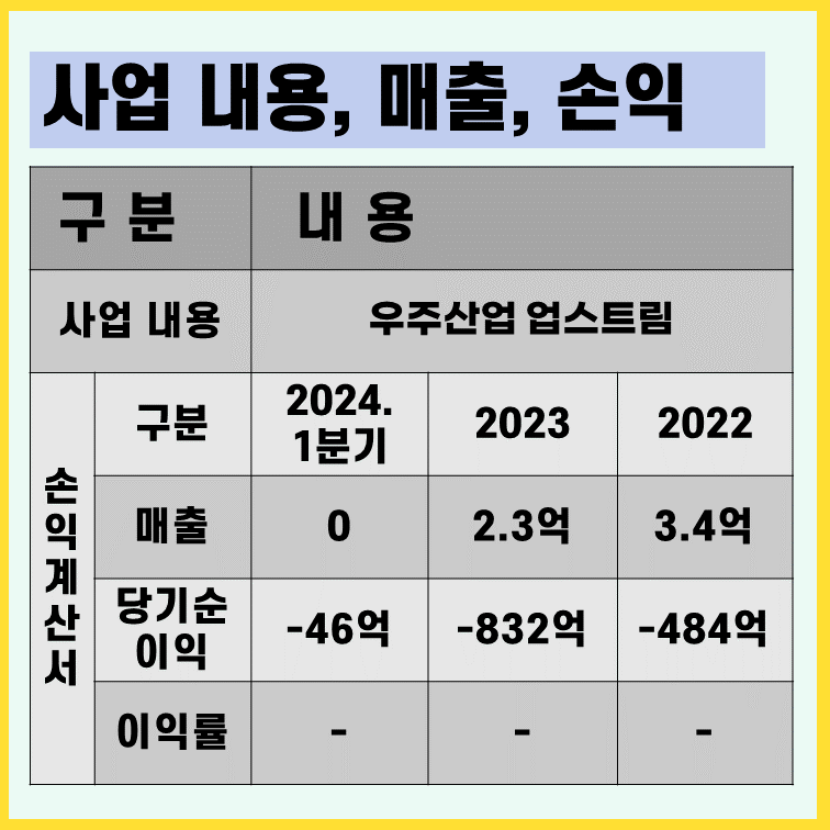 이노스페이스-손익계산서-사업내용