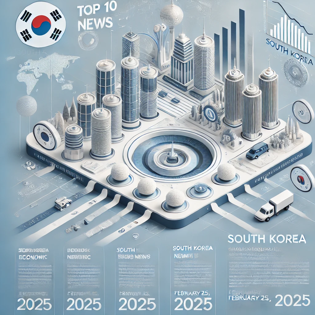 오늘의 한국 경제 뉴스 Top 10 (2025년 2월 25일)