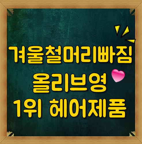  겨울철머리빠짐 추천 1위 헤어샴푸 / 두피고민 증상별 제품  3가지