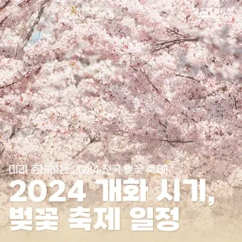 벚꽃 개화시기 2025년 지역별 모음_11